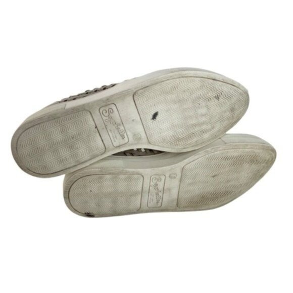 Seychelles Woven Nubuck Almond Toe Platform Flats - Picture 7 of 7